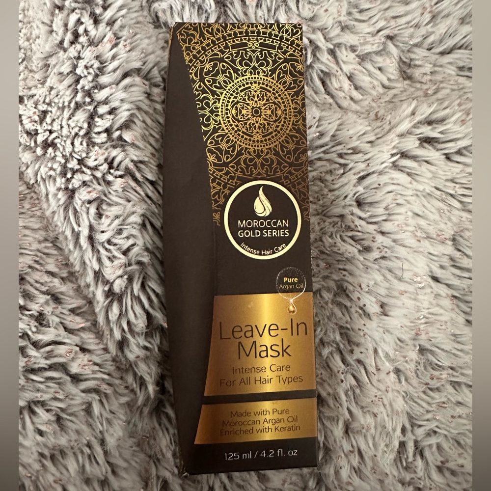 Gold Series Leave-In Hair Mask – Argan Oil Hair Mask Enriched with Keratin